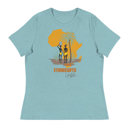 ETHNEEGIFTS Women's Relaxed T-Shirt AFRICA