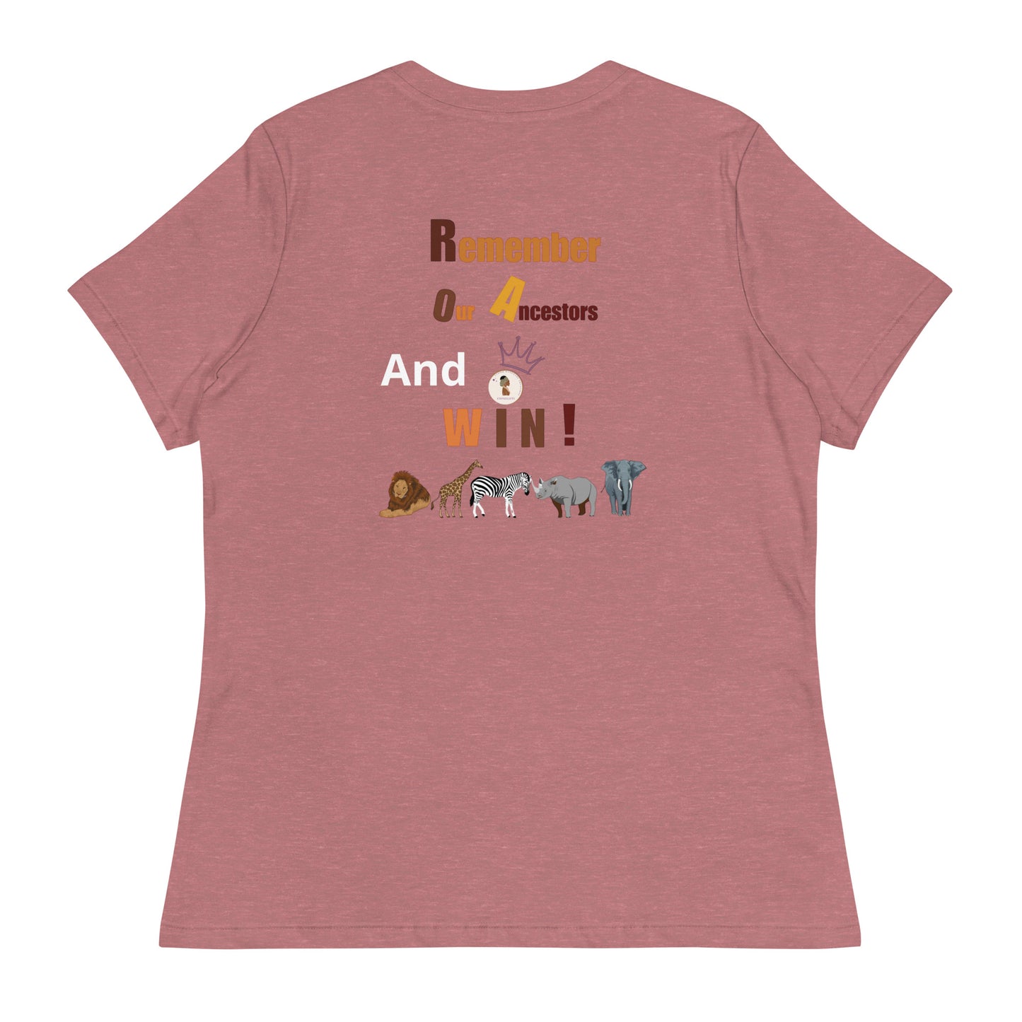 ETHNEEGIFTS Women's Relaxed T-Shirt AFRICA