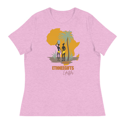 ETHNEEGIFTS Women's Relaxed T-Shirt AFRICA