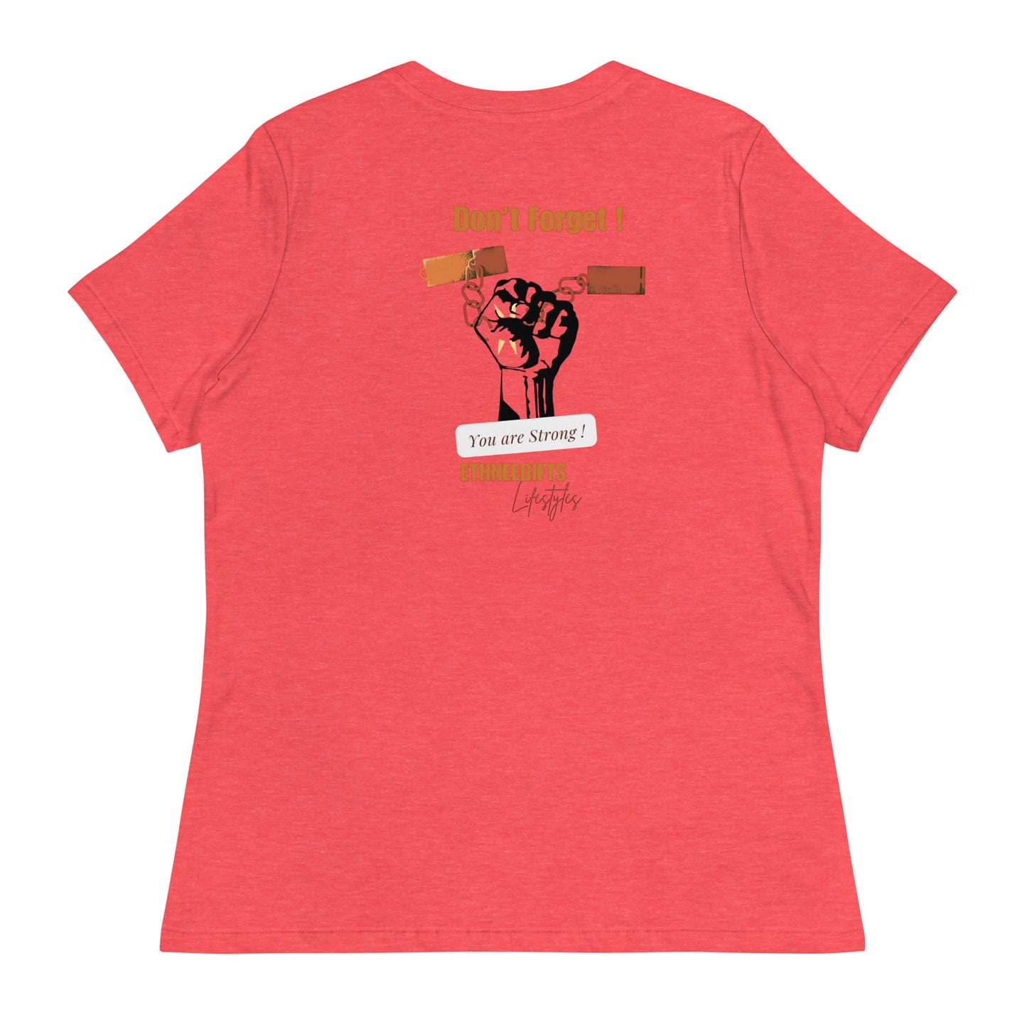 ETHNEEGIFTS Women's Relaxed T-Shirt A QUEEN RAISES ME