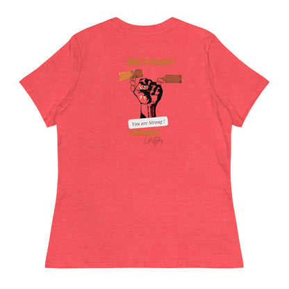 ETHNEEGIFTS Women's Relaxed T-Shirt I CHOOSE MY ROOTS