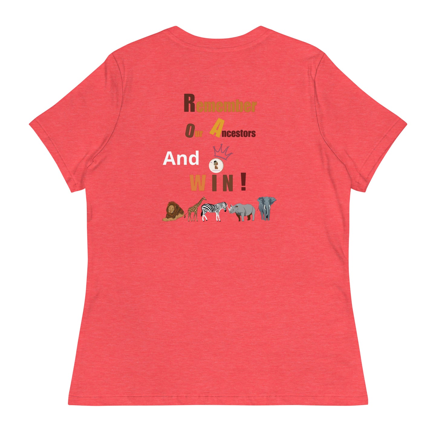 ETHNEEGIFTS Women's Relaxed T-Shirt AFRICA