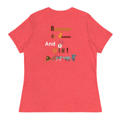 ETHNEEGIFTS Women's Relaxed T-Shirt AFRICA