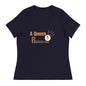 ETHNEEGIFTS Women's Relaxed T-Shirt A QUEEN RAISES ME