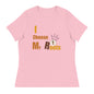 ETHNEEGIFTS Women's Relaxed T-Shirt I CHOOSE MY ROOTS