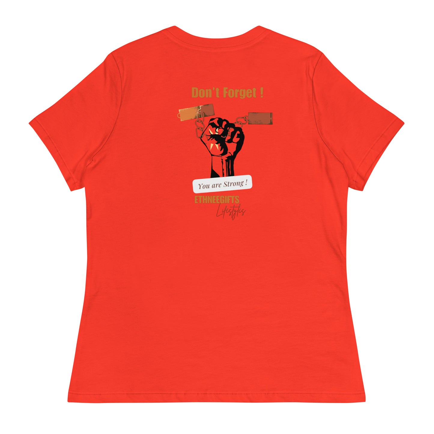 ETHNEEGIFTS Women's Relaxed T-Shirt I CHOOSE MY ROOTS