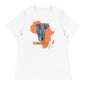 ETHNEEGIFTS Women's Relaxed T-Shirt AFRICA ELEPHANT