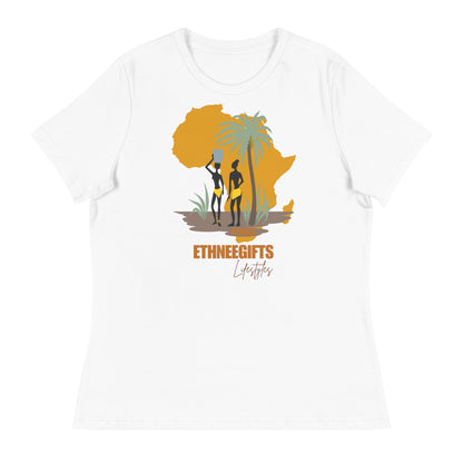 ETHNEEGIFTS Women's Relaxed T-Shirt AFRICA